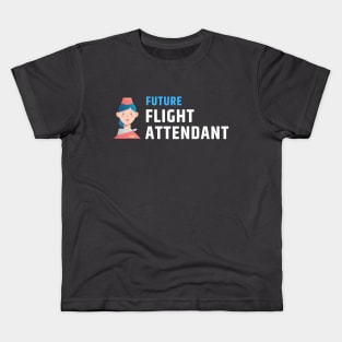 Future Flight Attendant (Cabin Crew) Kids T-Shirt